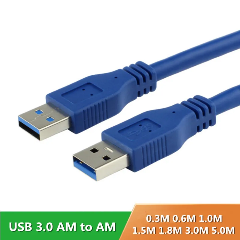 Высокоскоростной USB 3 0 A Тип папа/Папа M/M Удлинительный Кабель AM to 4 8 Гбит/с