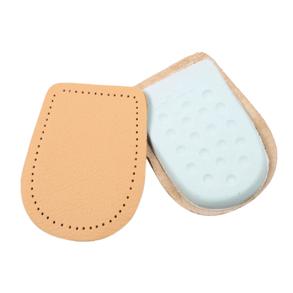 

Thickened Cow Leather Leather & Latex Comfortable Pain Relief Soft Front Ball of Foot Forefoot Cushions Inserts for Shoes