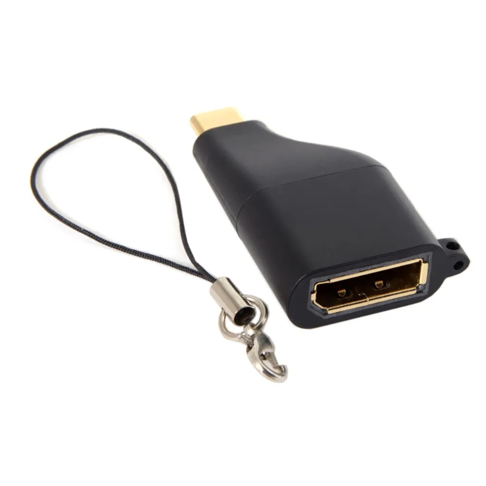 

USB3.1 USB-C Type C to Displayport Converter Adapter 4K 2K with Chain for Laptop Tablet & mobile Phone