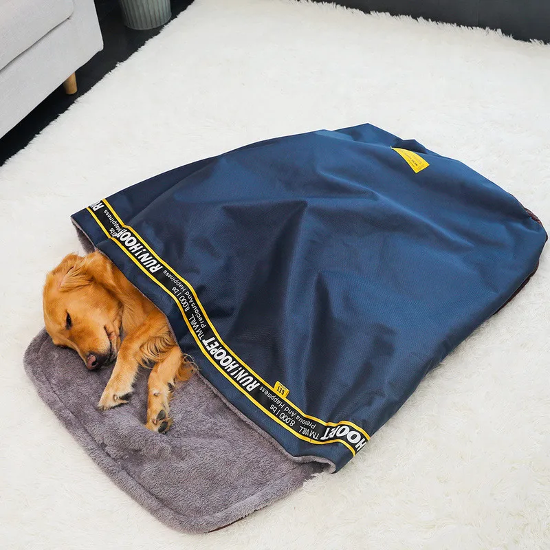 

Fleece Sleeping Bag Dogs Beds Mats Nest Pets Bed Puppy Dog Cat Warming House Soft Baskets Warm Accessories Supplies Products