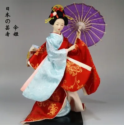 Характерные куклы "японские гейши" кимоно Шелковый Человек специальные подарки ручной работы национальная коллекция кукол украшение интерьера - Цвет: 19