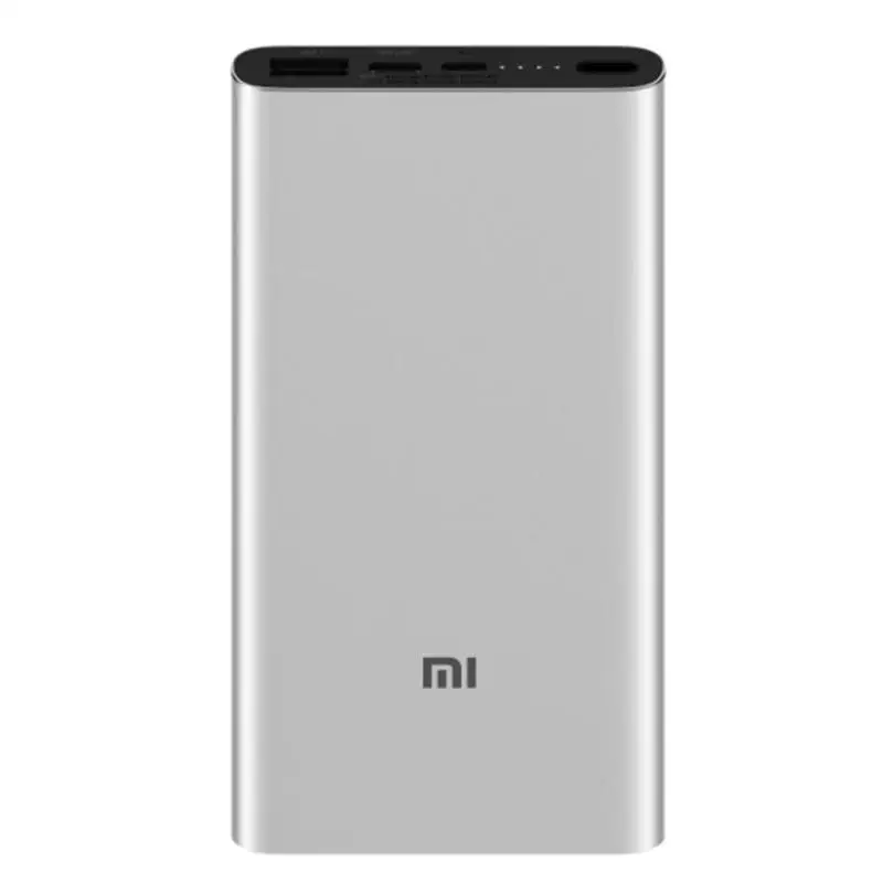 Xiaomi power Bank 3 10000 мАч 20000 мАч Внешний аккумулятор Емкость PLM07ZM USB-C 45 Вт двустороннее зарядное устройство банк питания для мобильного телефона - Цвет: 10000mAh Silver