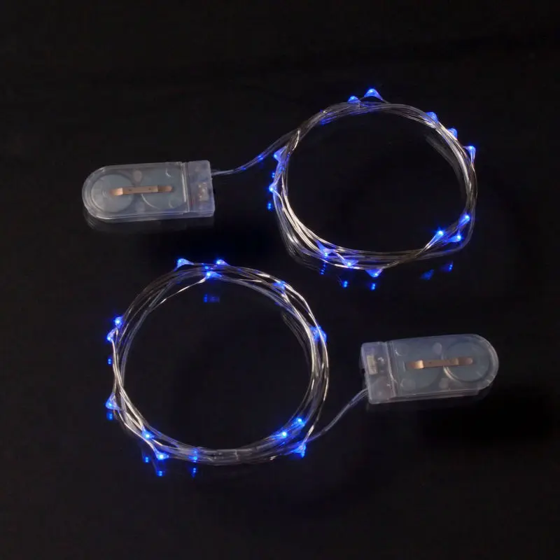 Kitosun CR2032 Button Cell Battery Operated 4.2ft 10LEDs Micro LED