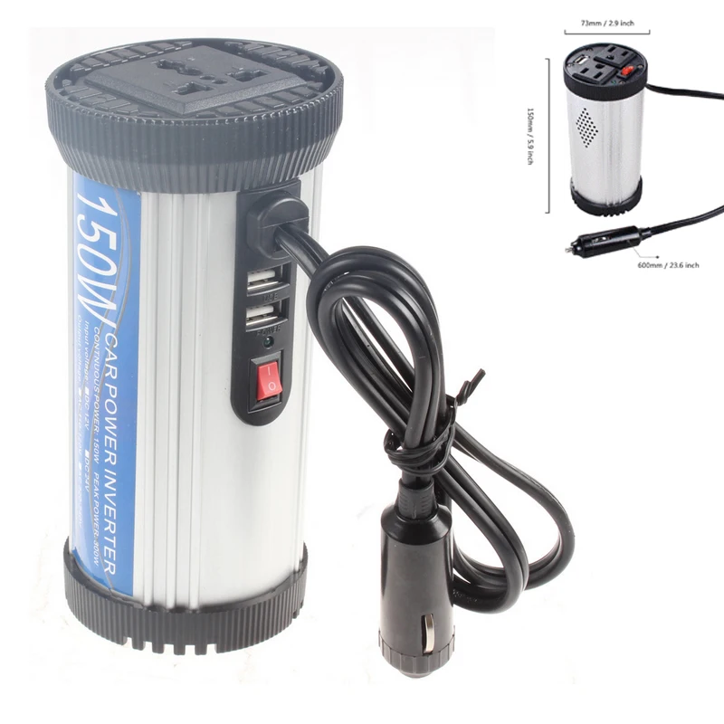 150W solar inverter 12v to 220V repair sine wave inverter car inverters 5