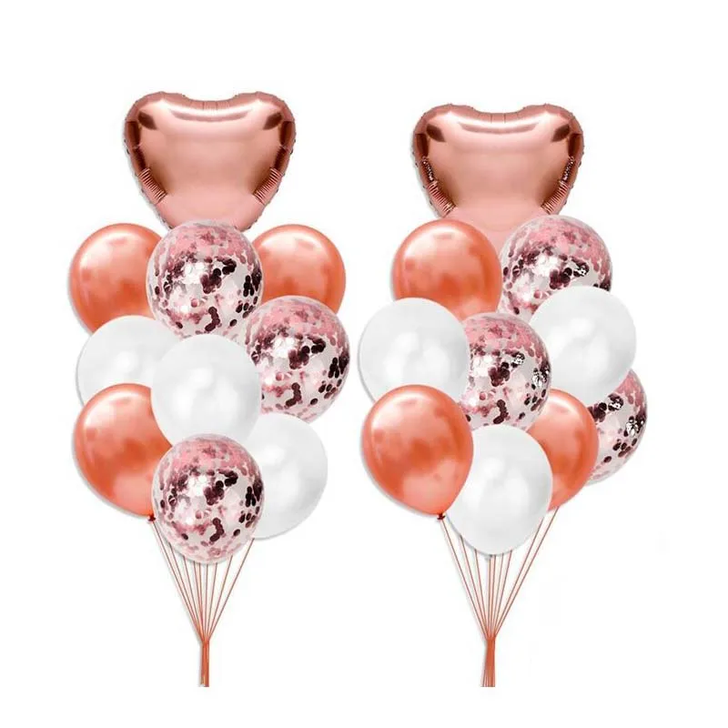 

8Season Gold Star Foil Latex Balloons Happy Birthday Party Decorations Kids Adult Anniversary Confetti Air Ballon Helium Balon