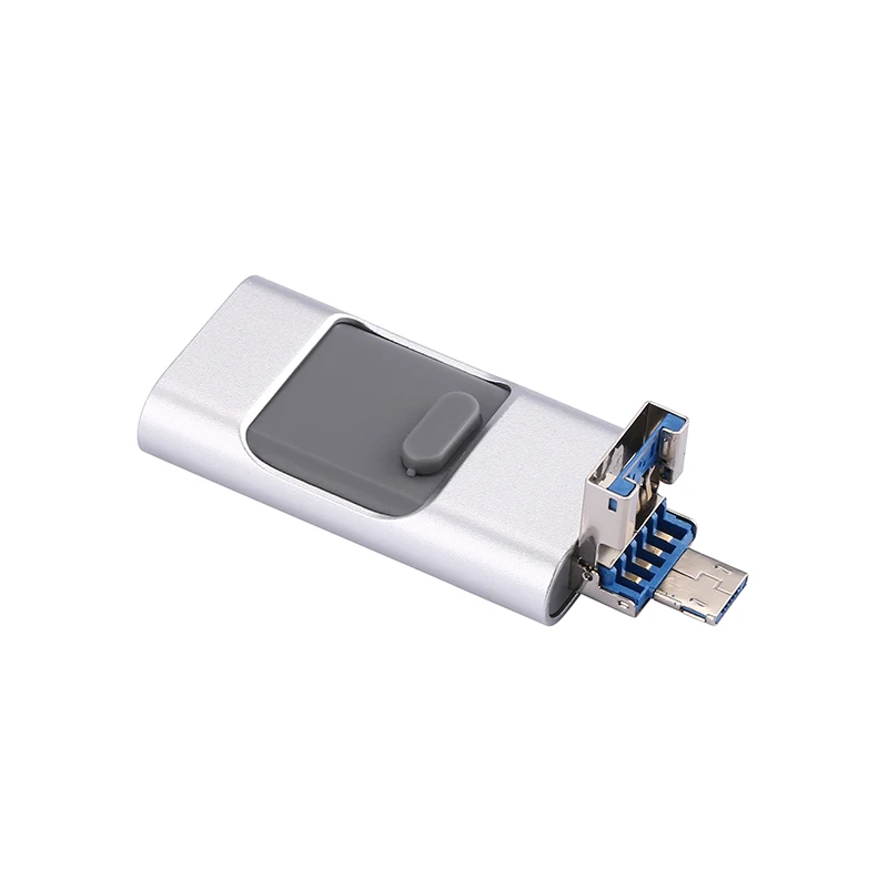 Новый дизайн флеш накопитель USB 2 0 8 ГБ 16 32 64 3 порта в 1 карта памяти для Iphone/Ipad/Android