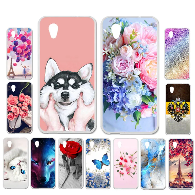

Ojeleye DIY Patterned Silicon Case For Alcatel 1 1C 1X Case Soft TPU Cartoon Phone Cover Bags Anti-knock Shell