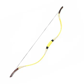 

FB02N high quality 20-70bls Longbow Yellow Recurve Archery fiberglass hunting Leather bow Chinese Outdoor Sport freeshipping
