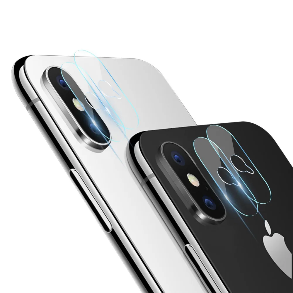 Super 2 Pack, Pellicola Protettiva Per Schermo In Vetro Temperato Con Obiettivo Posteriore Ultra Hd Trasparente Per Iphone X Xs/Iphone Xr/Xs Max
