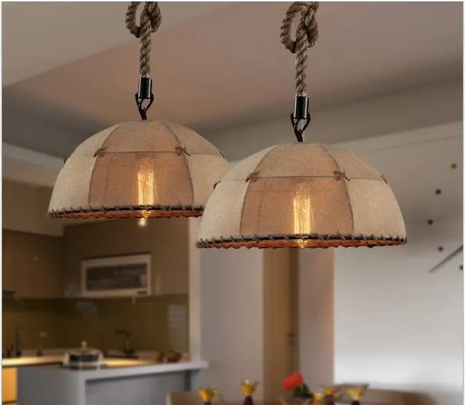 

Retro Lamp Rope Pendant Lamp Hanglamp Light D35 D45 D55 Hanglamp Vintage Pendant Lamp Edison Bulb