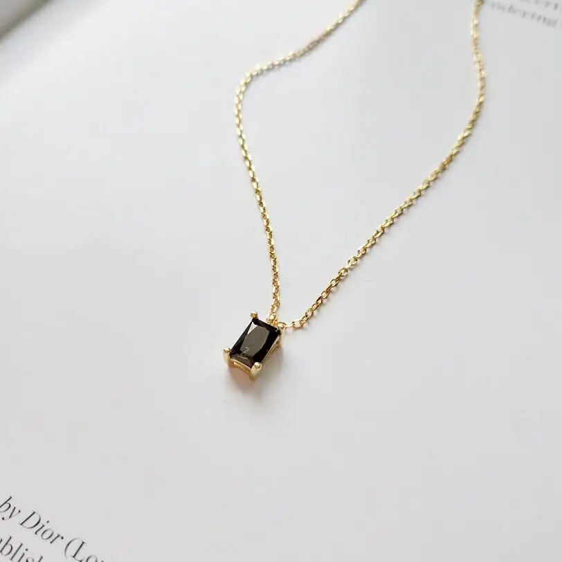 925 Sterling Silver crystal Pendant 