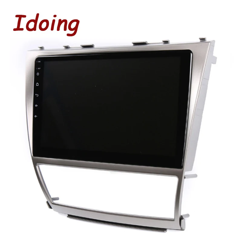 Top Idoing 10.2"Car Android8.0 Radio Multimedia Player Fit Toyota Camry2006-2011 4G+64G 8Core 2.5D IPS Screen GPS Navigation Glonass 5