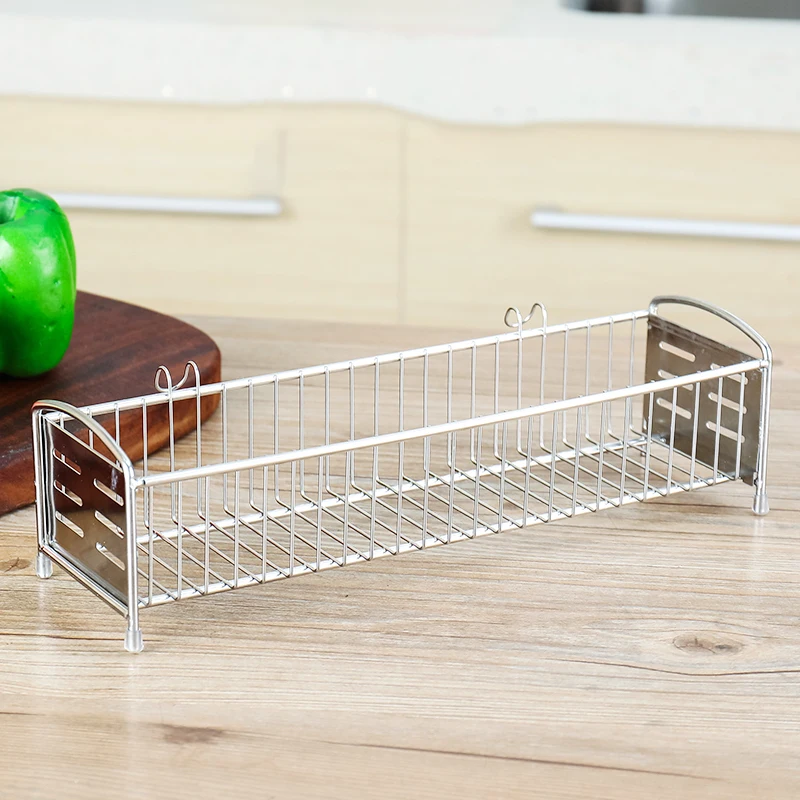 Twins stainless steel chopstick cage single fork rack hanging spoon shelves reinforced kitchen supplies cutlery organizer