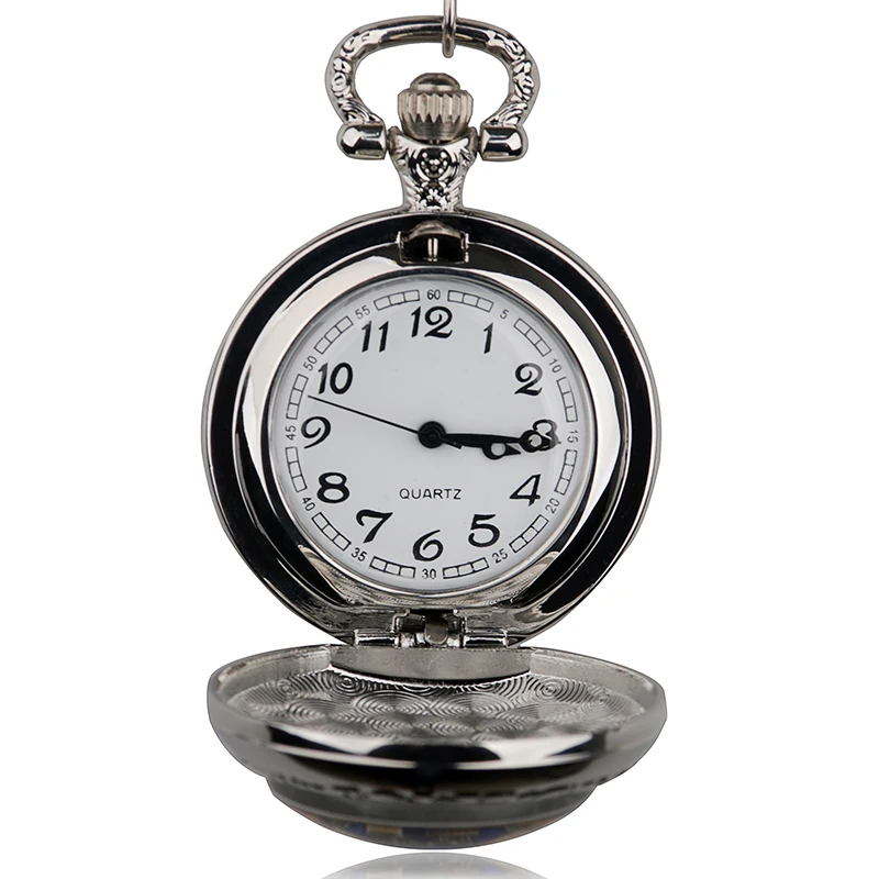 Уникальные креативные кварцевые карманные часы ретро Мужская и женская антикварная подвеска ожерелье с цепочкой подарок HB1011