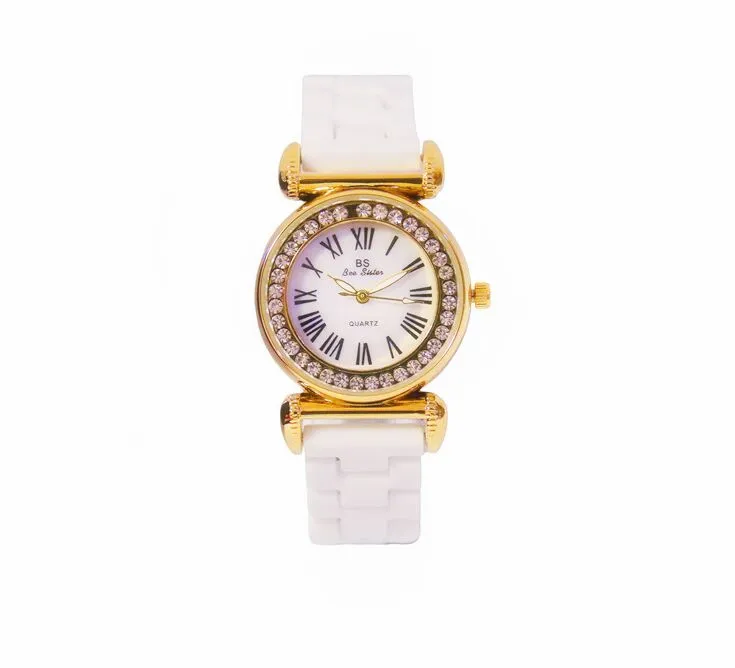 

2019 New Women White Ceramic Watches Luxury High Quality Lady Watch Fashion&Casual Wristwatches Dress Watch Waterproof Clocks