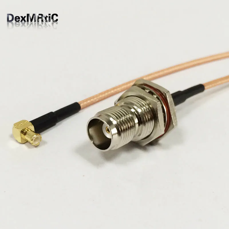 

Wireless patch leads TNC female Switch MCX male right angle RF jumper cable adapter RG316 6inch wholesale NEW