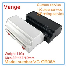 10 шт./партия литой корпус для электрооборудования корпус из АБС-пластика Корпус diy 88*158*59 мм для направляющего рельсового оборудования