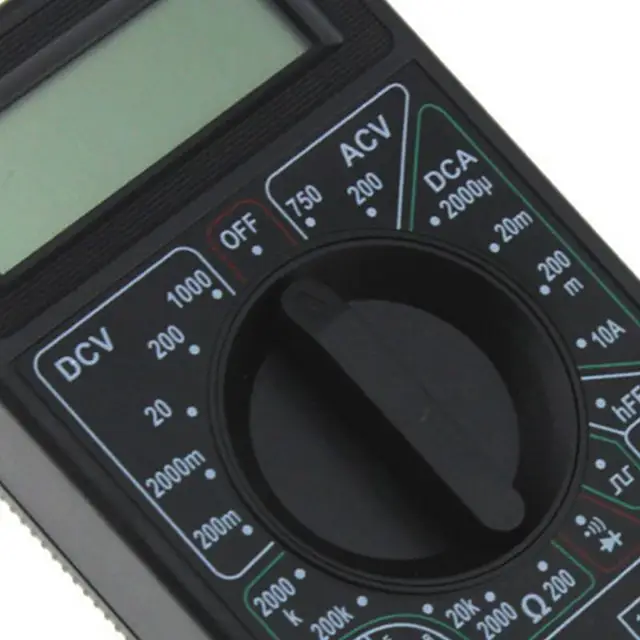 Professional DT832 Digital Multimeter LCD DC AC Voltmeter Ammeter Ohm Tester AC/DC Voltage Digital Ampere Meter Test