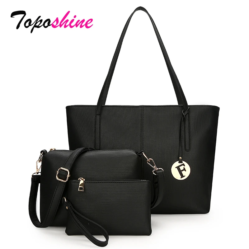 

Personality Three-piece Large-capacity Handbag 2018 Europe and the United States New Fashion Wild Leisure Shoulder Messenger Bag