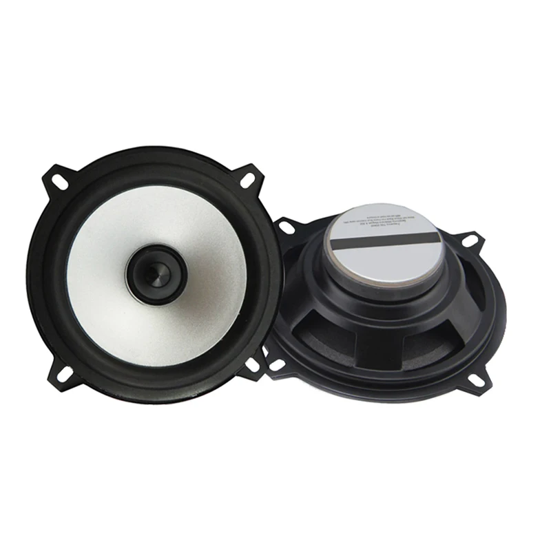 2pcs 5" 60W 2 Way Car Coaxial Hifi Speaker Vehicle Door Auto Audio