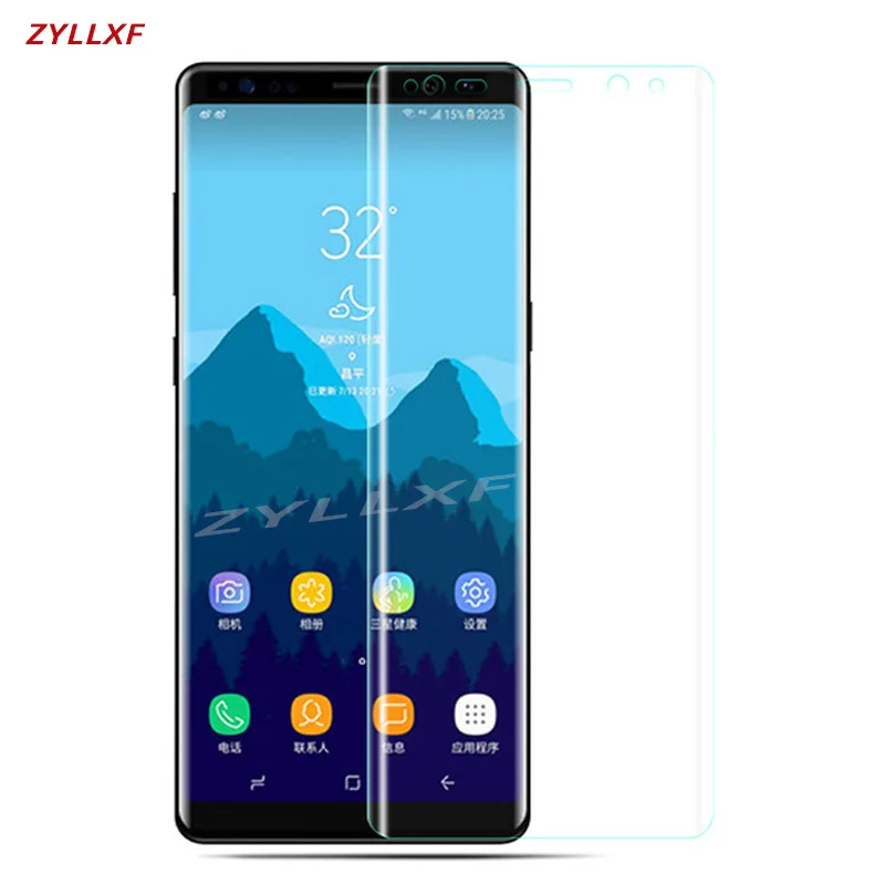 

2PCS/Lot 3D For Samsung Galaxy Note9 S9 Full screen soft film Hydrogel Explosion-proof Curved hot bending film S 9 Note 9