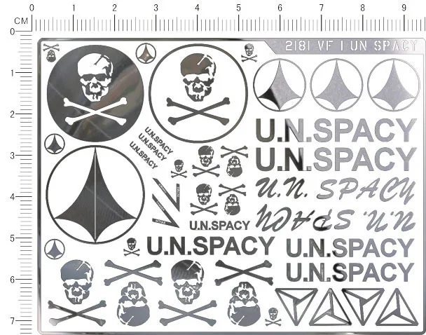 Супер детализация VF 1 U. N. SPACY Macross Crossbone модель комплект металлическая