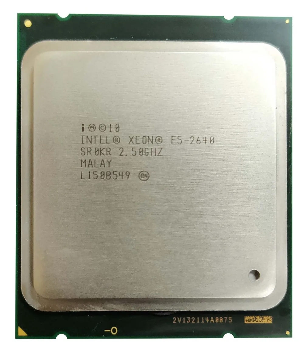 Intel Xeon E5 2640 15M кэш 2 50 ГГц 7 20 GT/s центральный процессор|Процессоры| |