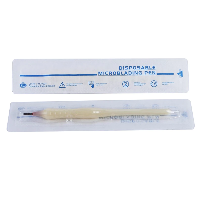 

Disposable Microblading Pen Round 21 Pin Shading Needle Microblade Handle Tool Permanent makeup Supplies in Expiry Date Lot No.