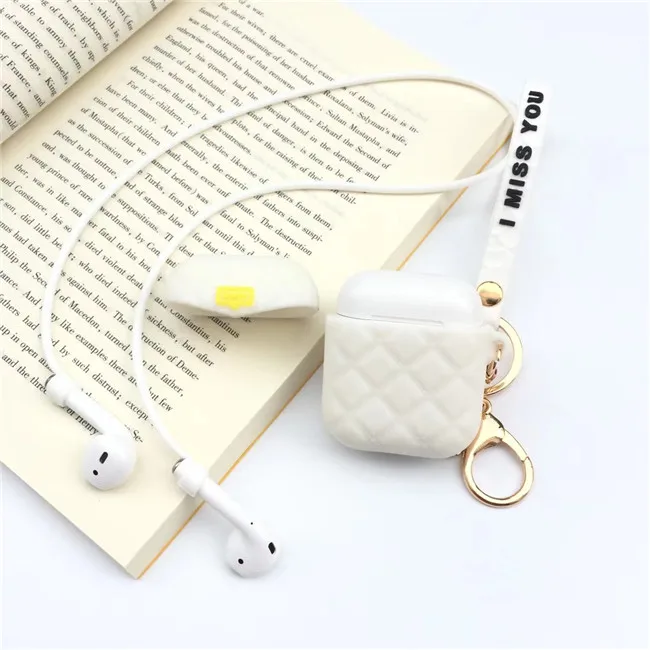 Мини Мягкий силиконовый чехол для Apple Airpods противоударный чехол для Apple гарнитура для Airpods чехол s маленькая сумка Air Pods защитный чехол - Цвет: White