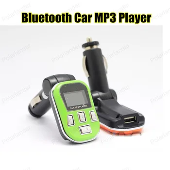 

New Bluetooth Handsfree CarKit Bluetooth FM Transmitter MP3 Player Car Kit Charger For Smart Phone