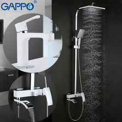 GAPPO душ Системы ванны смеситель для душа Ванная комната смеситель для душа Ванна дождь для душа набор Водопад ванна смесители