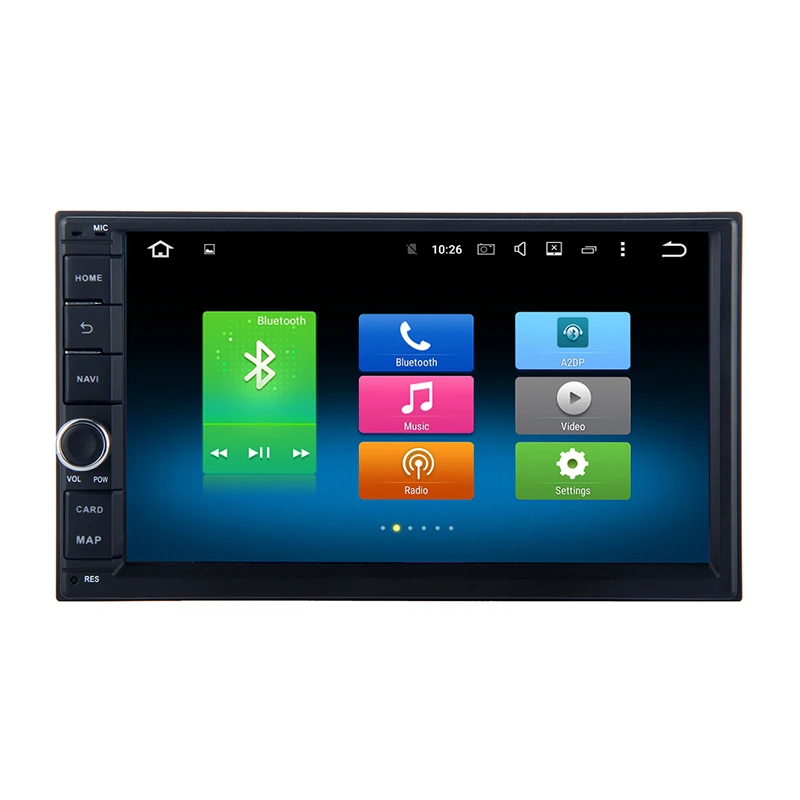 Discount two din Android 8.0 px5 7" universal car GPS radio Stereo player headunit octa core 4+32G wifi 4g for nissan 1
