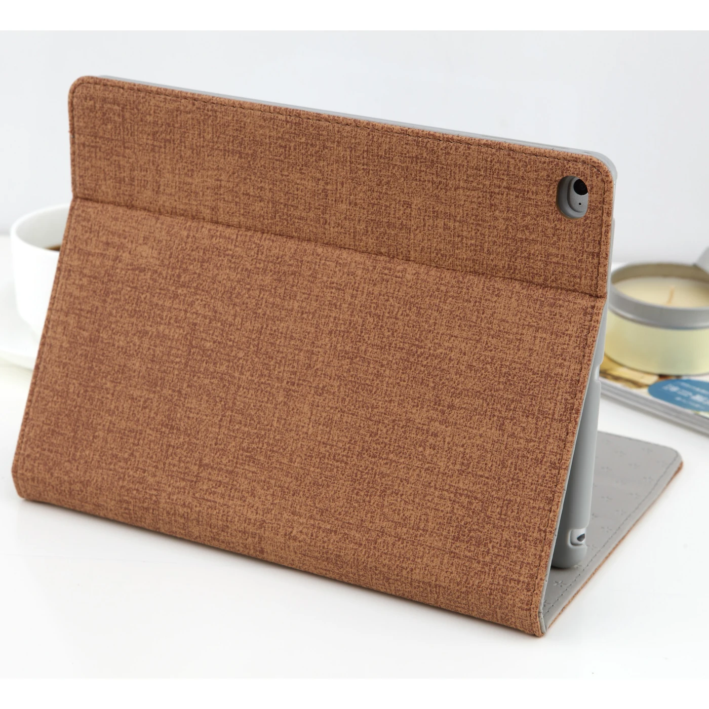 Fundas for Ipad 2018 Case Retro Cloth Grain Smart Flip Stand Cover Magnet Wake Up Sleep for Apple Table Gadget A1893 A1954 Fundas for Ipad 2018 Case Retro Cloth Grain Smart Flip Stand Cover Magnet Wake Up Sleep for Apple Table Gadget A1893 A1954