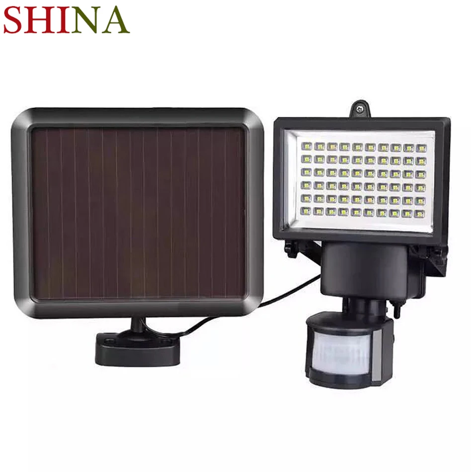 120LED Solar Light Garden Outdoor Security Floodlight Wireless Solar