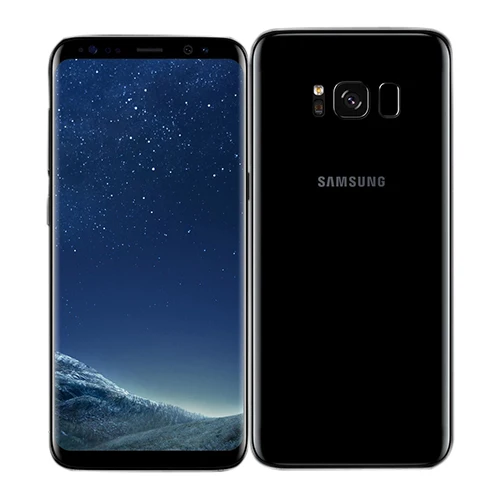 Разблокированный samsung Galaxy S8 Plus SM-G955U, 4 Гб ОЗУ, 64 Гб ПЗУ, четыре ядра, 6,2 дюймов дисплей, Android, смартфон с отпечатком пальца - Цвет: Midnight black