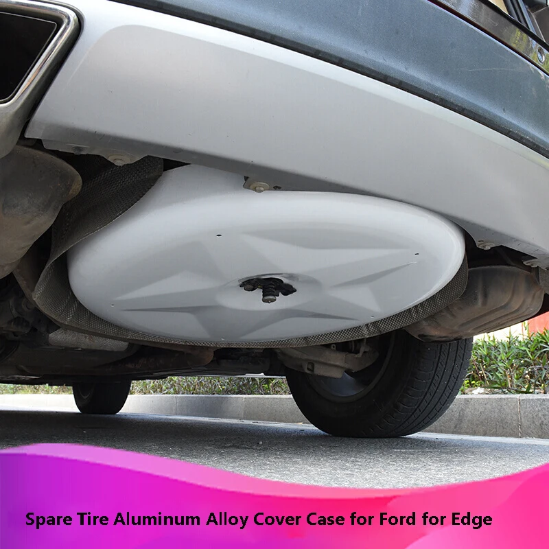 Kust White Aluminum Alloy Material Car Spare Tire Cover for Ford for