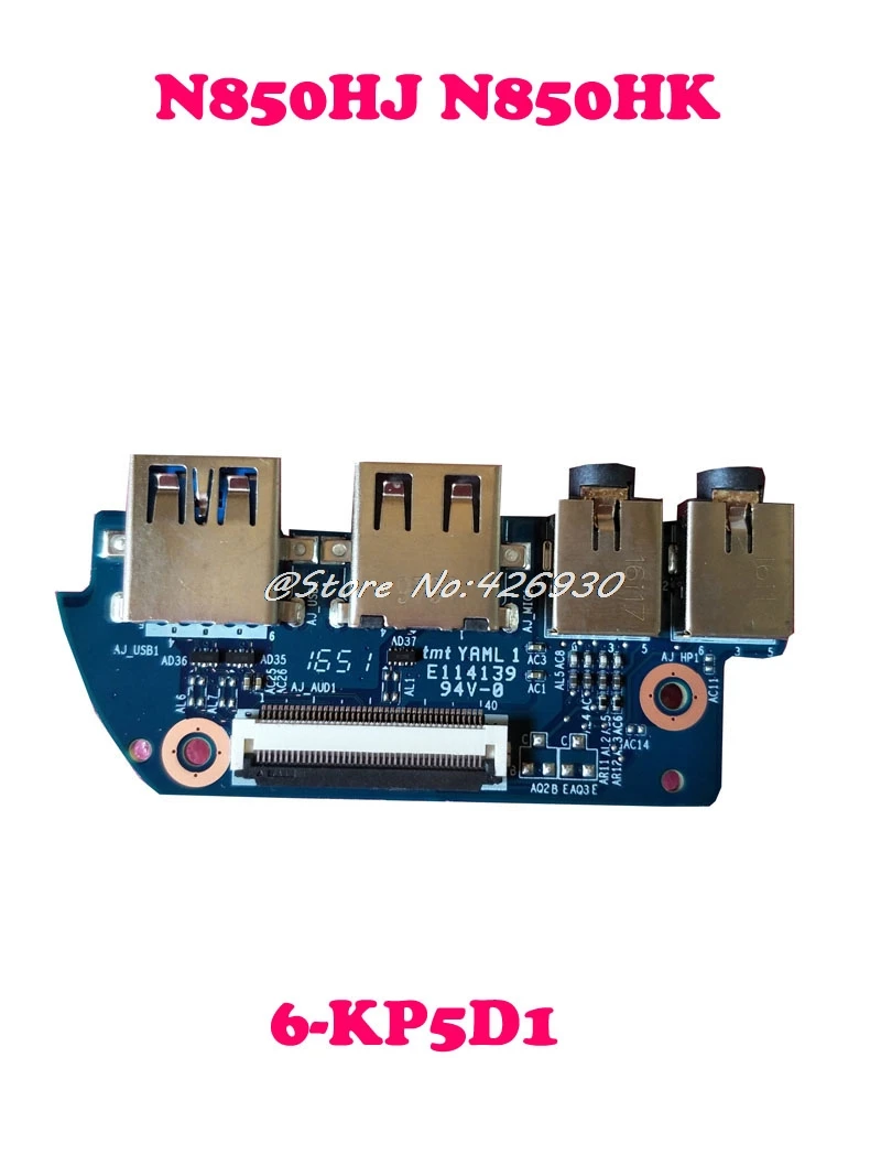 

Laptop USB Board For CLEVO N850HJ N850HK 6-KP5D1 6-71-N8508D03 6-71-N8508-D03 New Original