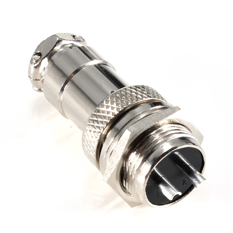 High Quality 2/3/4/5/6/7/8 Pins M16 Screw Type Metal Aviation Plug Socket Connector For Power Tools