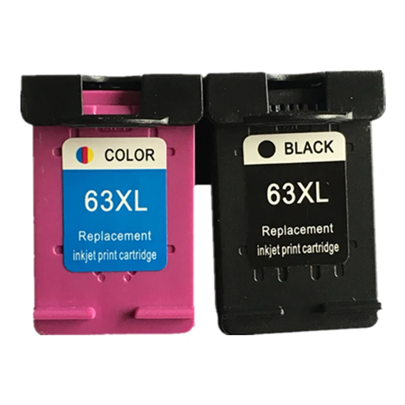 1set 63XL 63 XL Ink Cartridge compatible for hp Officejet 3830, 4650