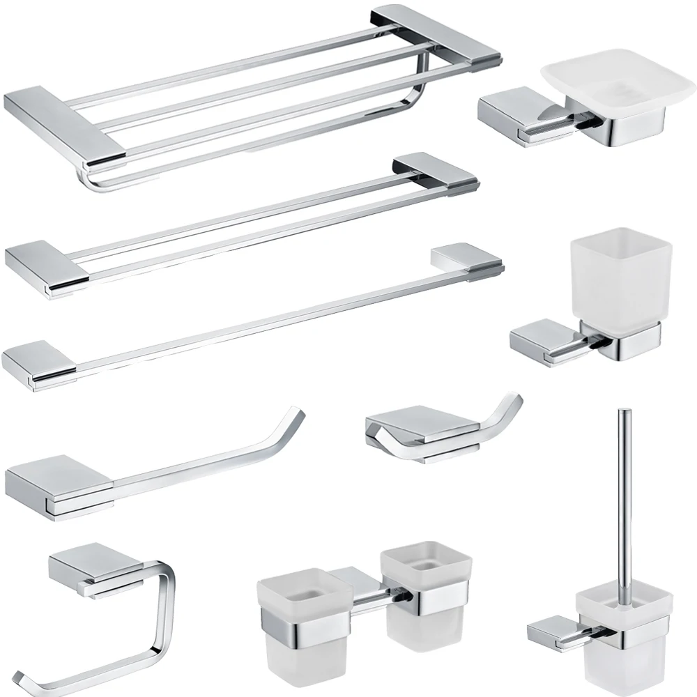 304 Stainless Steel Bathroom Accessories Chromiumplated Polished Shelf