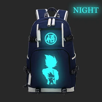 

Casual Dragon Luminous Backpack Students Ball Goku Fashion New High Quality Daily Rucksack Daily Mochila for Teen Men Women