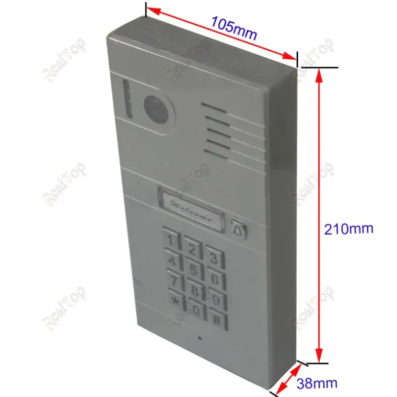 Hot Sale IP video intercom Wifi video intercom wireless video intercom unlock from smartphones DHL Free Shipping