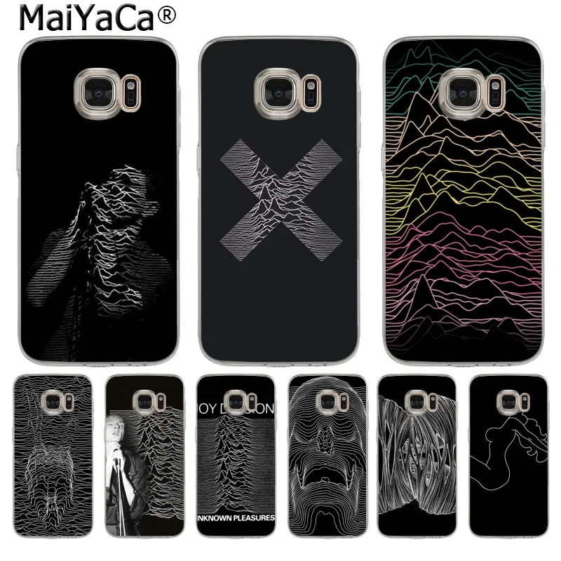 Чехол для телефона MaiYaCa с черно белыми линиями joy division unknown pleasures Samsung S3S4S5S6 S6edge S6plus S7