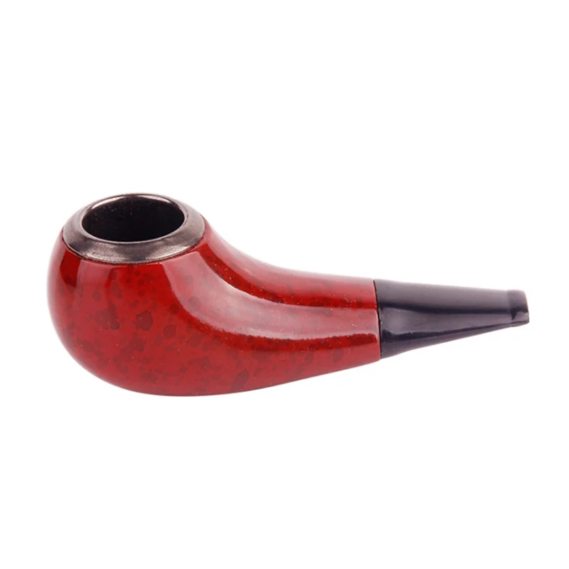 Chicken Leg Shape Short Pipes Chimney Smoking Pipe Mouthpiece Herb Tobacco Pipe Cigar Narguile Grinder Smoke Cigarette Holder herb smoking pipe tobacco pipe smoking pipe tobacco smoking accessories smoking accessories