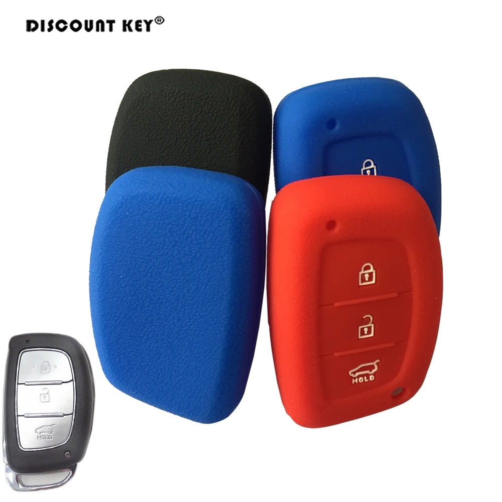 

Silicone Car Key Cover Case For Hyundai Avante Porter Grandeur Sonata Santafe i30 HB20 Solaris ix35 Verna Key Cover FOB Key Case