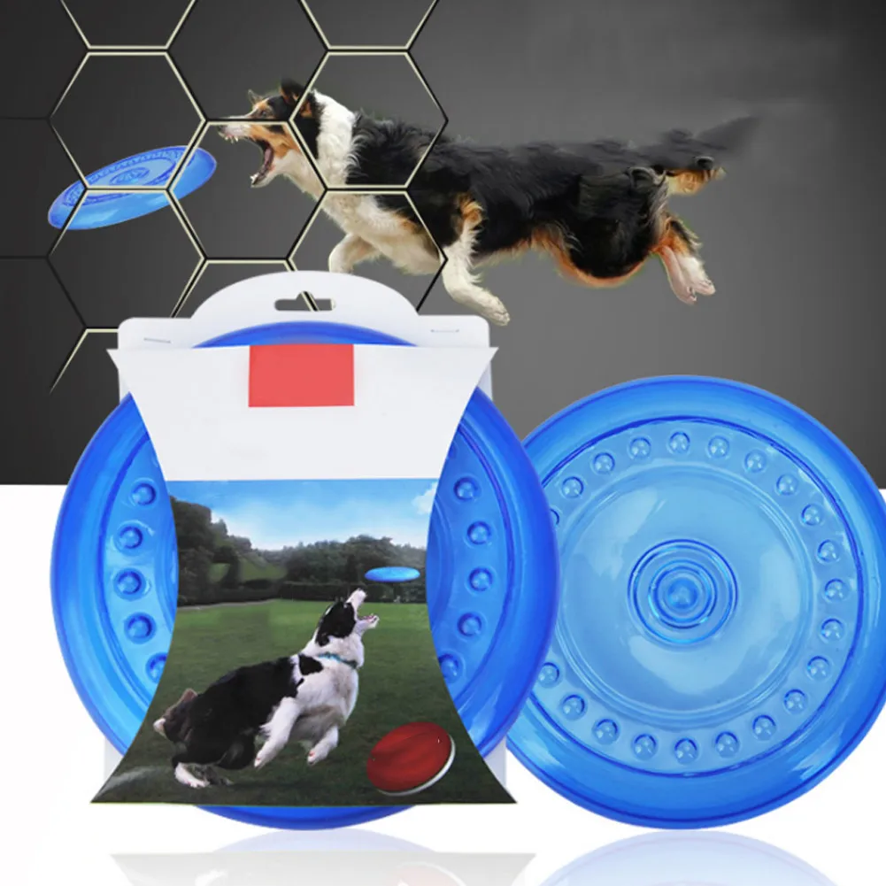 

Dog Flying Disk Toys Bite-resistant Exercise Fly Disc Interaction Toy for Puppy Outdoor LBShipping