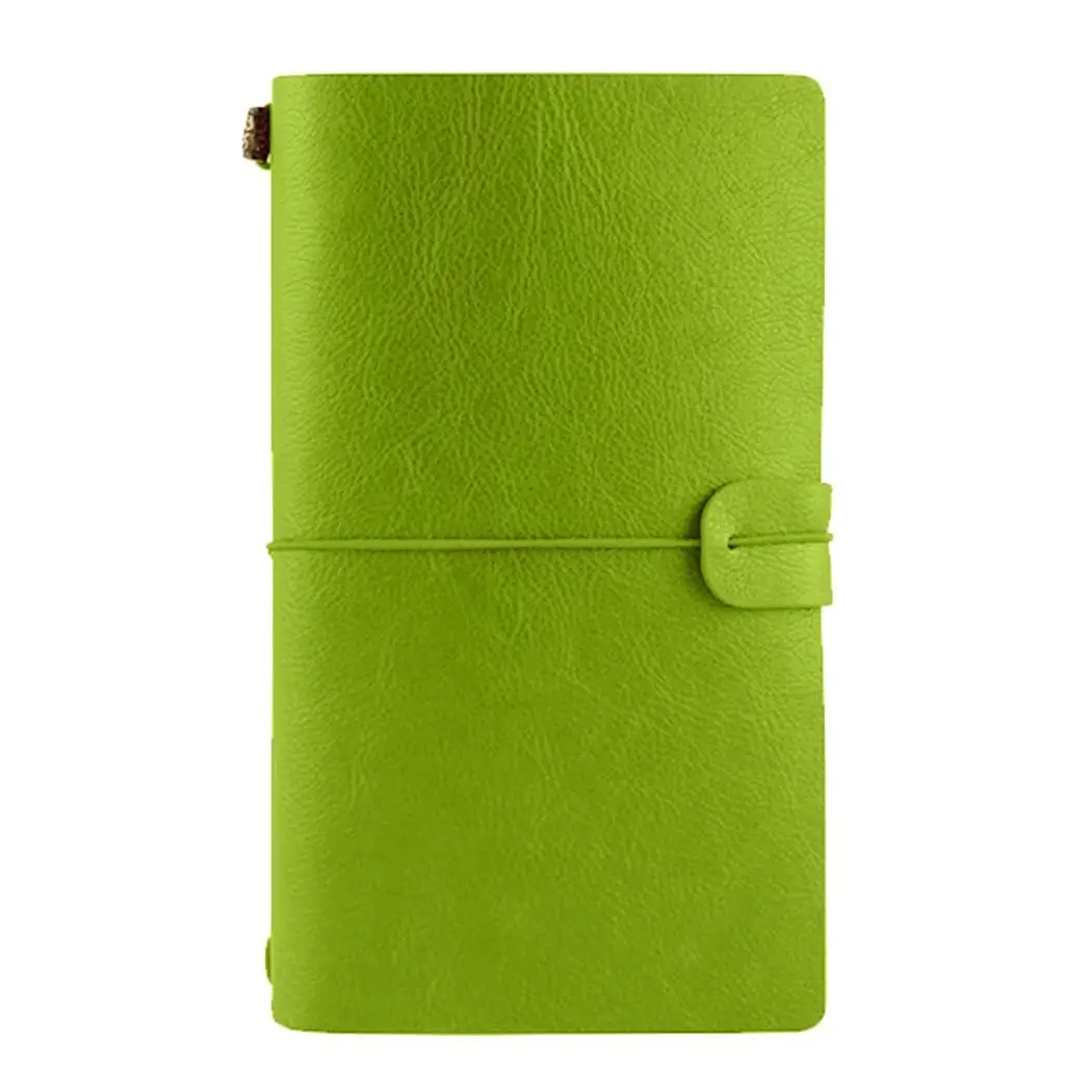 

200mm x 120mm Artificial Leather Cover Travel Retro Style Paper Notebook 0.35kg