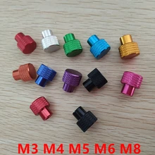 10 шт. M3 M4 M5 M6 M8 глухая гайка для рук алюминиевая накатанная гайка для RC моделей анодированная 10 цветов