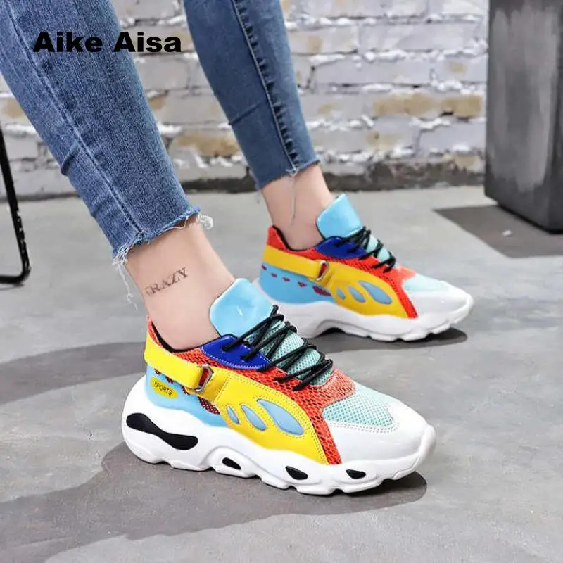comfortable platform trainers