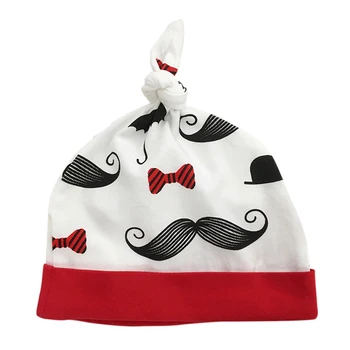 

Three-piece Autumn Long-Sleeved Baby Clothes Newborn Cotton Prints Robe + Trousers + Hat Three-Piece Cute Baby Romper